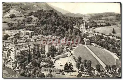 Cartes postales Lourdes La Basilique Vue Generale