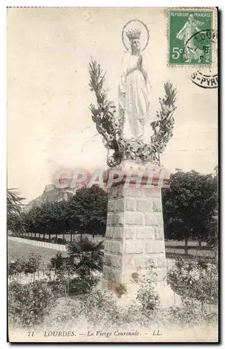 Cartes postales Lourdes La Vierge Couronnee