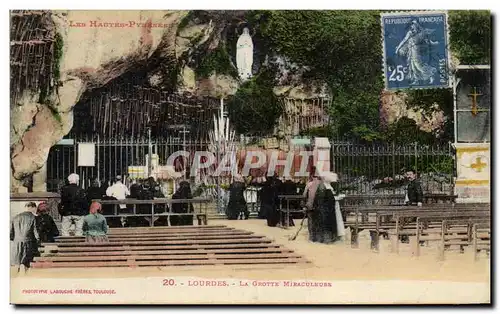 Cartes postales Lourdes La Grotte Miraculeuse