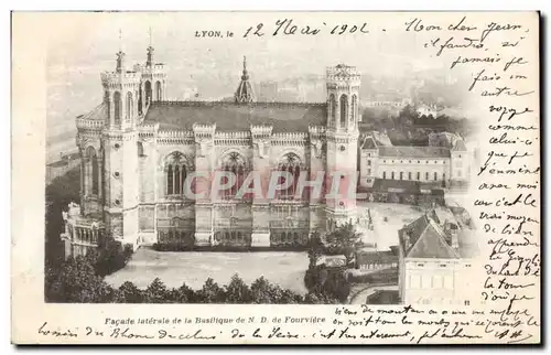 Ansichtskarte AK Lyon Facade laterale de la basilique de Nd de Fourviere