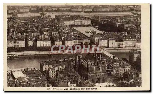 Ansichtskarte AK Lyon Vue Generale sur Bellecour