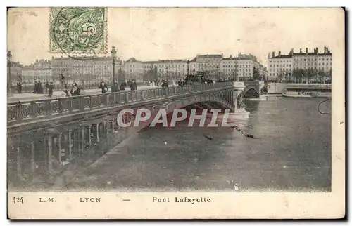 Cartes postales Lyon Pont Lafayette