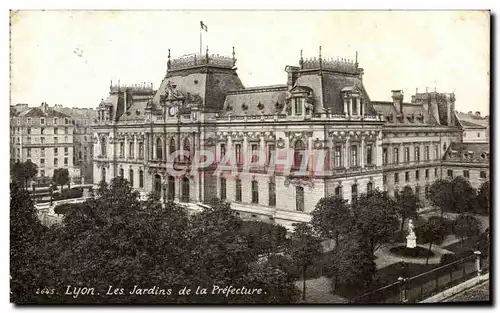 Ansichtskarte AK Lyon Les Jardins De La Prefecture