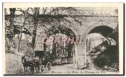 Cartes postales Millery Le pont du Chemin de Fer
