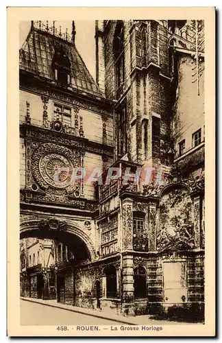 Cartes postales Rouen La Grosse Horioge