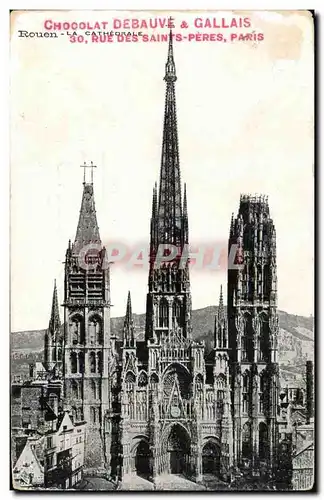 Cartes postales Rouen La Cathedrale