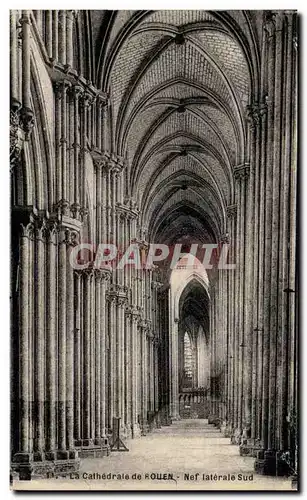 Ansichtskarte AK La Cathedrale de Rouen Nef Laterale Sud