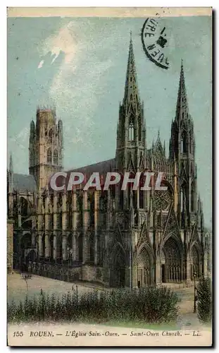 Cartes postales Rouen L&#39Eglise Saint Ouen Saint Ouen Church