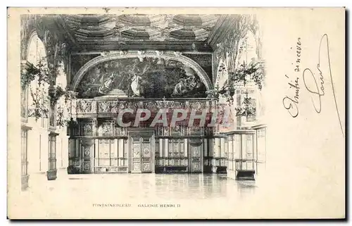 Cartes postales Fontainebleau Galerie Henri II