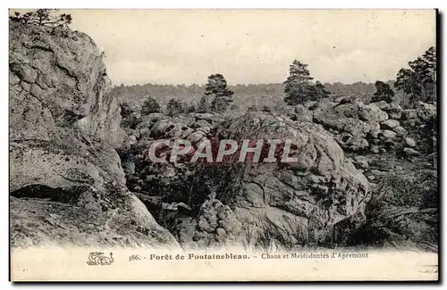 Cartes postales Fontainebleau Foret Chaos et mastodontes d&#39Apremont