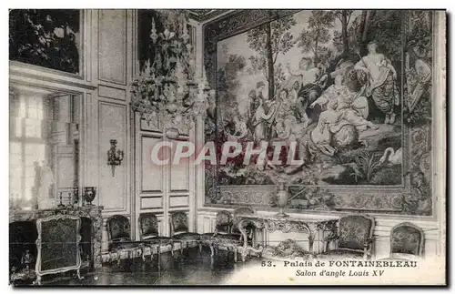 Cartes postales Fontainebleau Palais Salon d&#39angle Louis XV