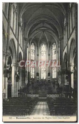 Cartes postales Dammartin Interieur de l&#39Eglise Saint Jean Baptiste