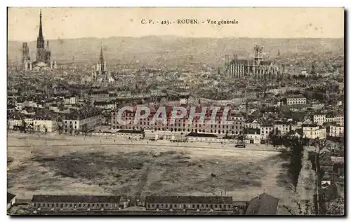 Cartes postales Rouen Vue Generale