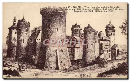 Cartes postales Rouen Tour Jeanne d&#39arc