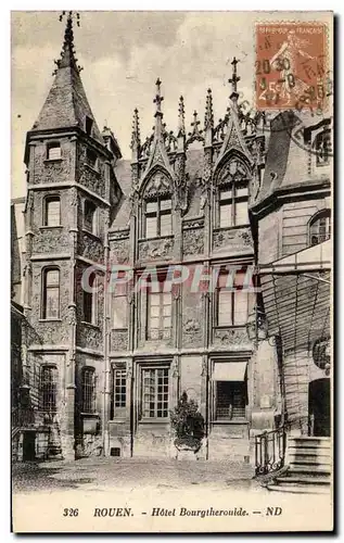 Cartes postales Rouen Hotel Bourgtheroulde