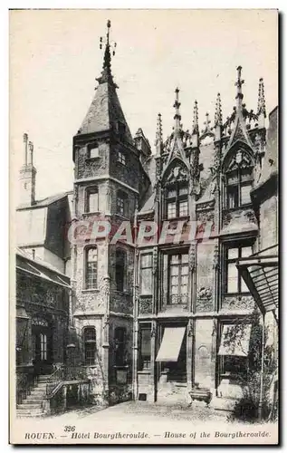 Cartes postales Rouen Hotel Bourgtheroulde