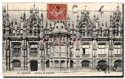 Cartes postales Rouen Palais de Justice