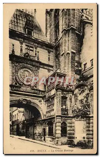 Cartes postales Rouen La grosse Horloge