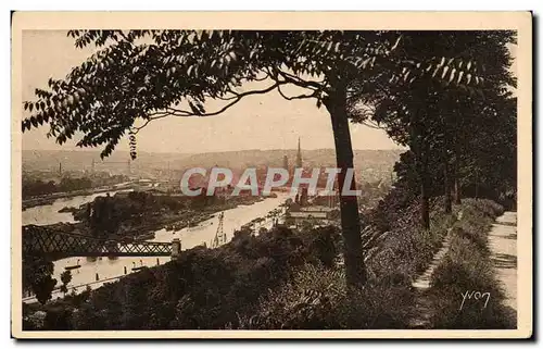 Cartes postales Rouen Vue panoramique de la ville