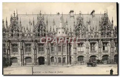 Cartes postales Rouen Le palais de justice