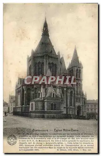 Cartes postales Bonsecours Eglise Notre Dame