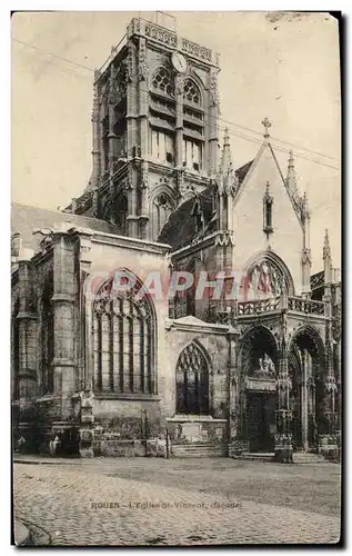 Cartes postales Rouen Eglise Saint Vincent