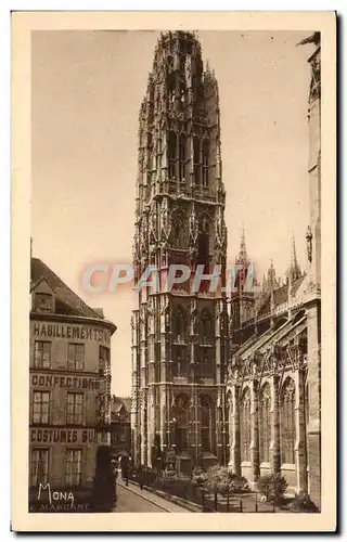 Ansichtskarte AK Les Petits Tableaux De Normandie Rouen La ville Musee La Tour Bourrs