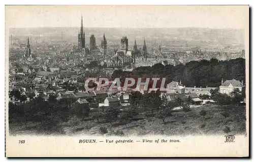 Cartes postales Rouen Vue Generale