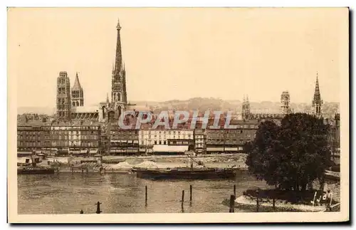 Ansichtskarte AK Rouen Panorama Sur La Cathedrale St Maclou et St ouen