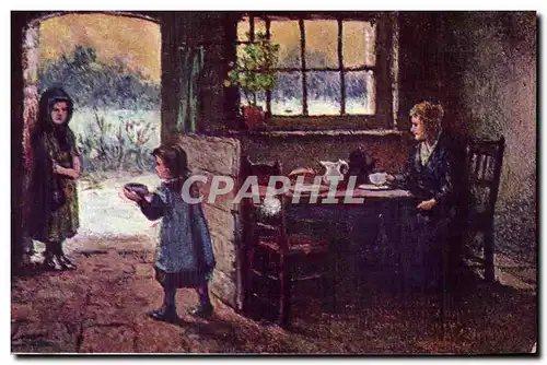 Cartes postales Fantaisie Enfants a la campagne