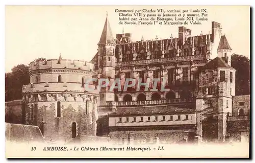 Cartes postales Amboise Le Chateau