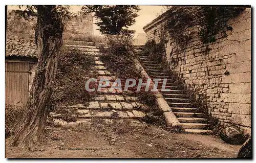 Ansichtskarte AK Ancienne ville forte de Brouage Escalier donnant acces sur les remparts