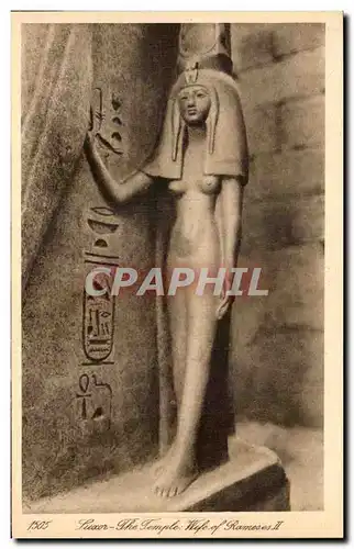 Ansichtskarte AK Luxor The Temple Wife of Ramses II Egypte