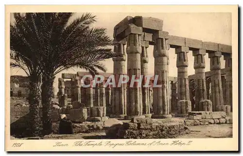Cartes postales Luxor The Temple Egypte