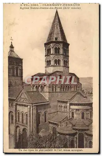 Cartes postales Clermont Ferrand Eglise Notre Dame du Pont