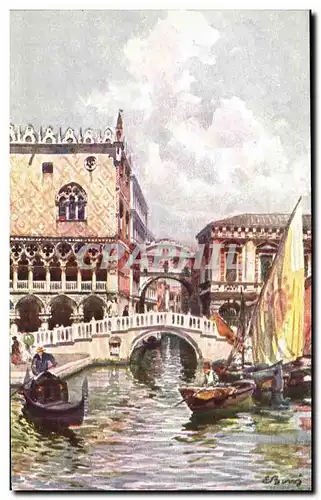 Cartes postales Venezia Ponte Della Paglia Sospiri