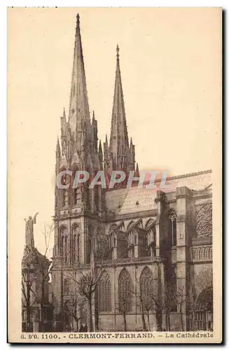 Cartes postales Clermont Ferrand La Cathedrale