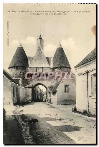 Cartes postales Deols La Vieille Porte De L&#39Horloge
