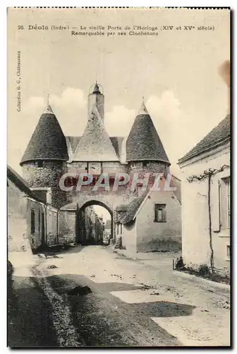 Cartes postales Deols La Vieille Porte De L'Horloge