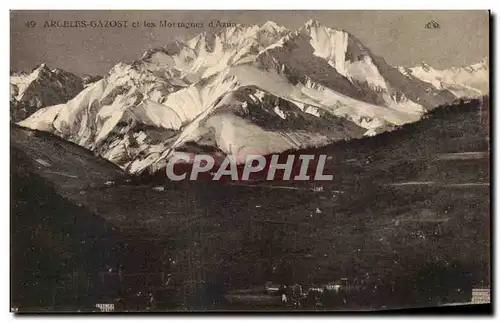 Cartes postales Argeles Gazost et les montagnes d&#39Azun