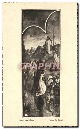 Ansichtskarte AK Gent Sint Baaf Gand Saint Bavon Drieluik De Kalvarieberg Triptyque Le calvaire