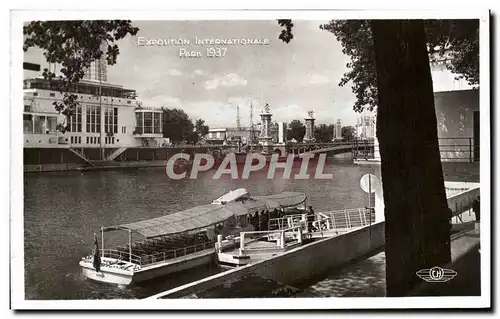 Cartes postales Exposition Internationale Paris 1937 Embarcadere des vedettes