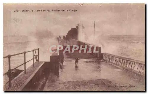 Cartes postales Biarritz Le Pont du Rocher de la Vierge