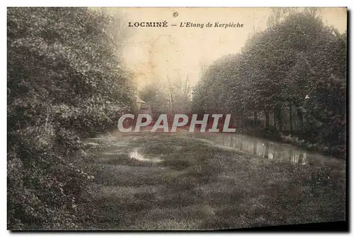 Cartes postales Locmine L&#39Etang de Kerpieche