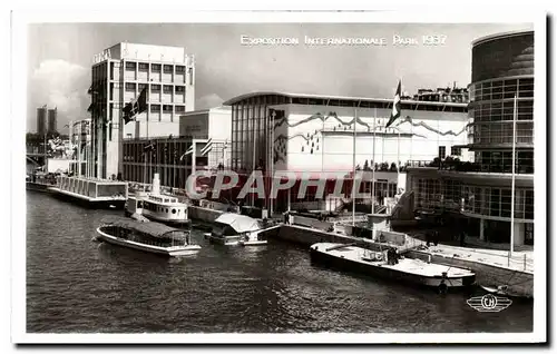 Cartes postales Exposition Internationale Paris 1937 Pavillons de Suisse et d&#39Italie