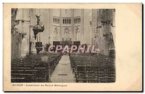 Cartes postales Dijon Interieur de Saint Benigne