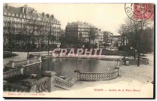 Ansichtskarte AK Dijon Jardins de la Place Darcy