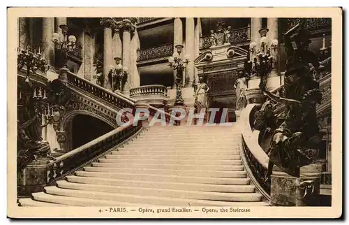 Ansichtskarte AK Paris Opera Grand Escalier Opera the Staircase