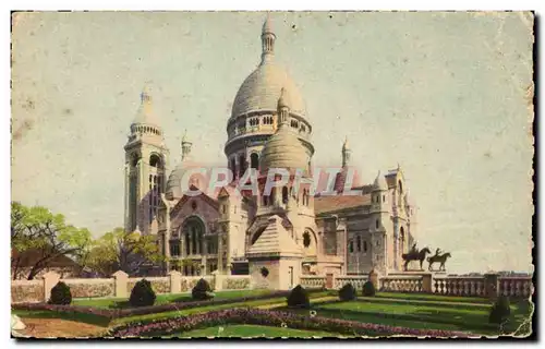 Ansichtskarte AK Paris En Flanant Ensemble de la Basilique Sacre Coeur montmartre