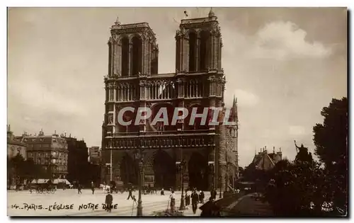 Cartes postales Paris L&#39Eglise Notre Dame